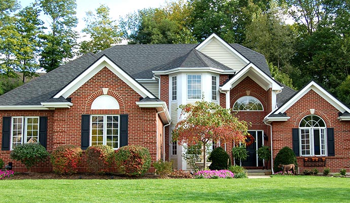 Clean residential home area Clean residential home area